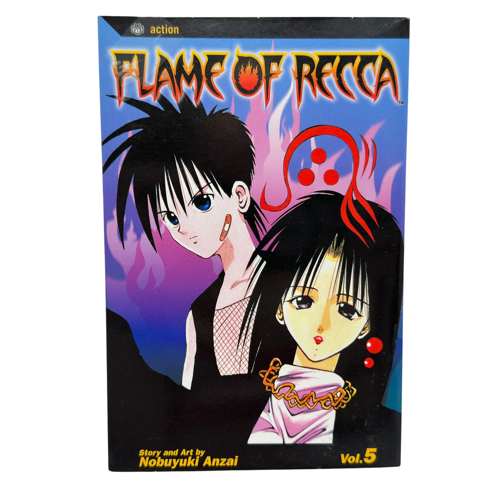 Flame of Recca Vol 5 Nobuyuki Anzai Manga Paperback Action Shonen 9781591161936